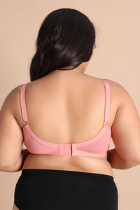 Zivame True Curv Single Layered Non Wired Full Coverage Minimiser Bra - Lobster Bisque — thumbnail 4